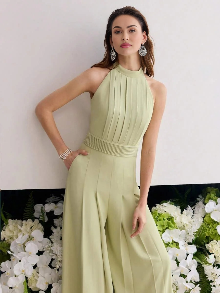 PREMIUM PLEATED POCKET JUMPSUIT