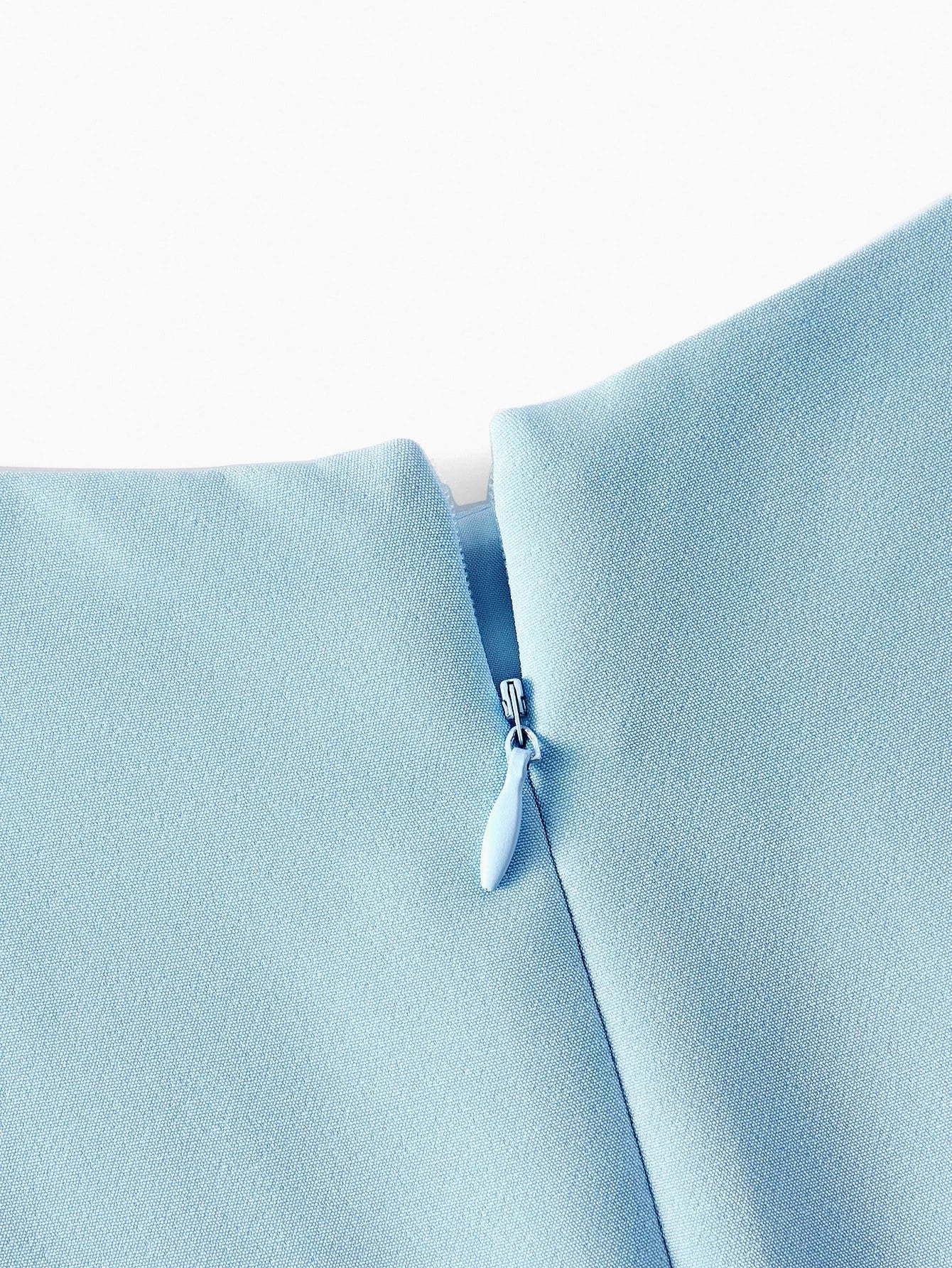 PREMIUM PLEATED ZIPPER DRESS