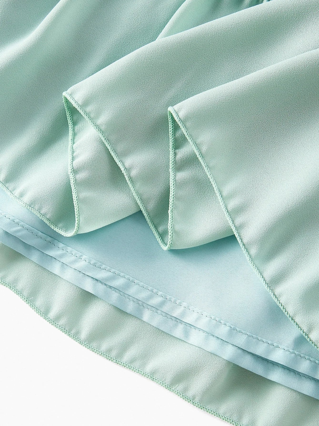 PREMIUM PLISSE RUFFLE HEM DRESS