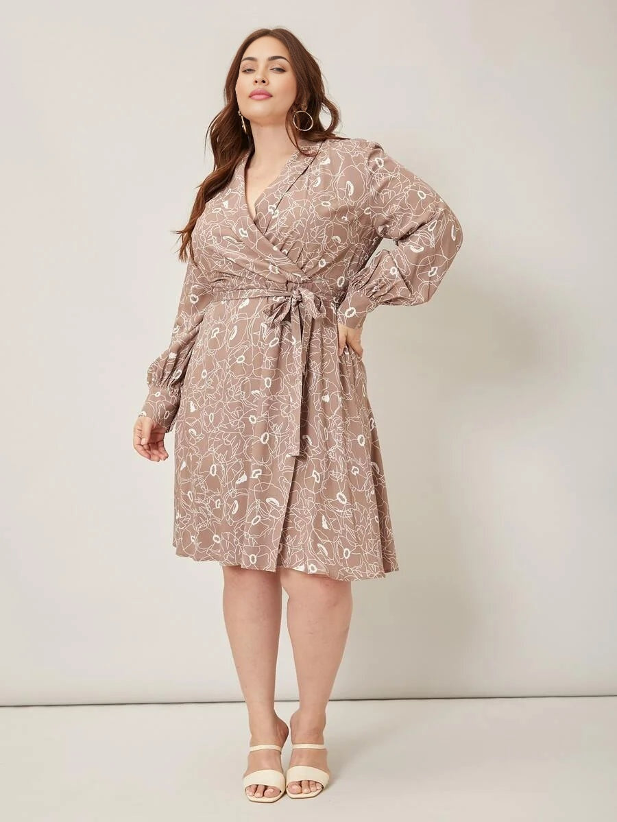 PREMIUM PLUS BELTED DRESS