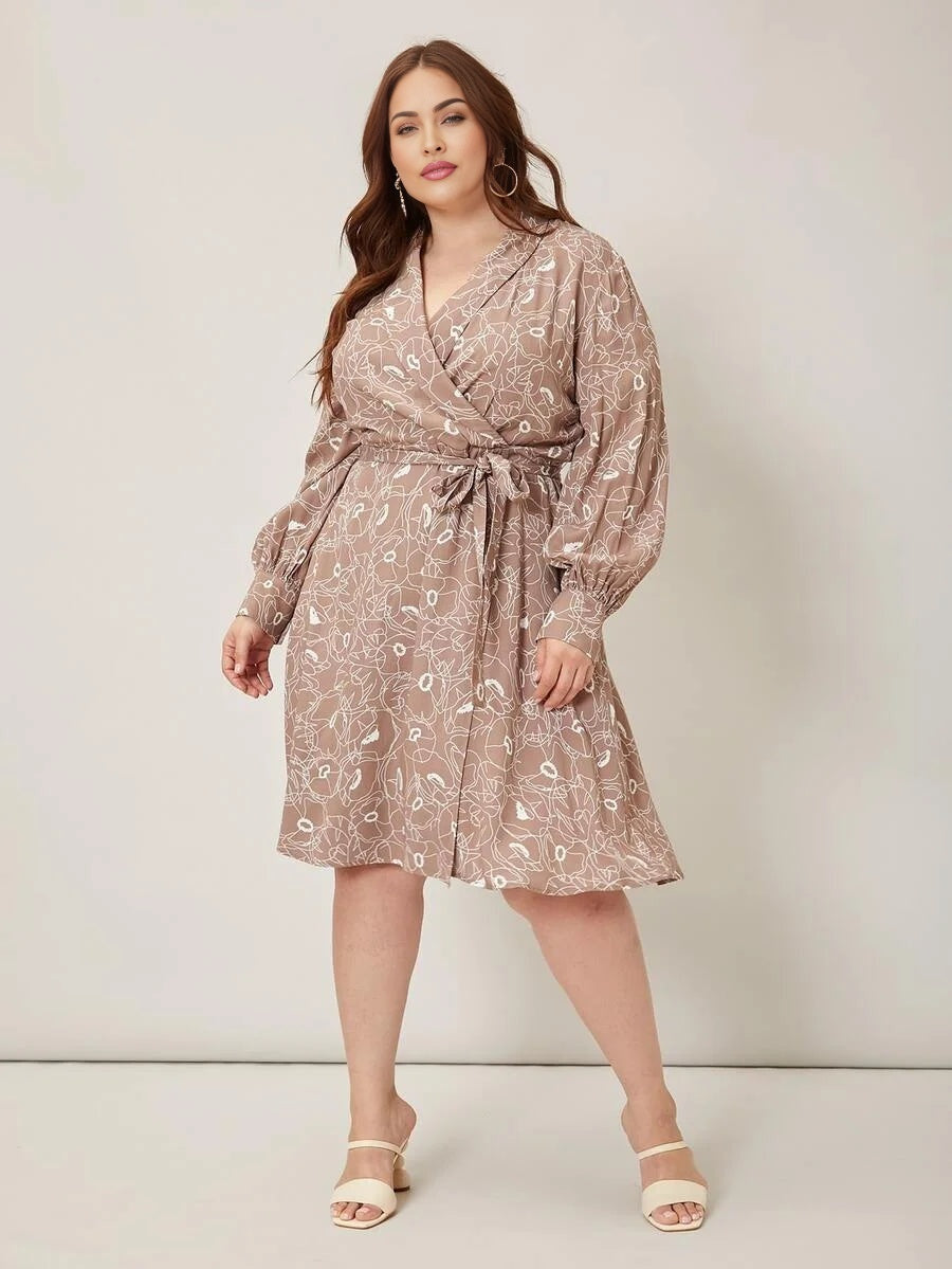 PREMIUM PLUS BELTED DRESS