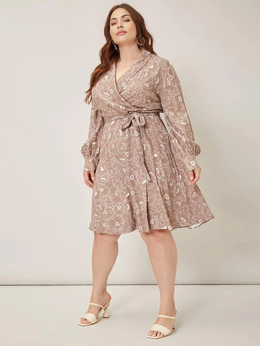 PREMIUM PLUS BELTED DRESS
