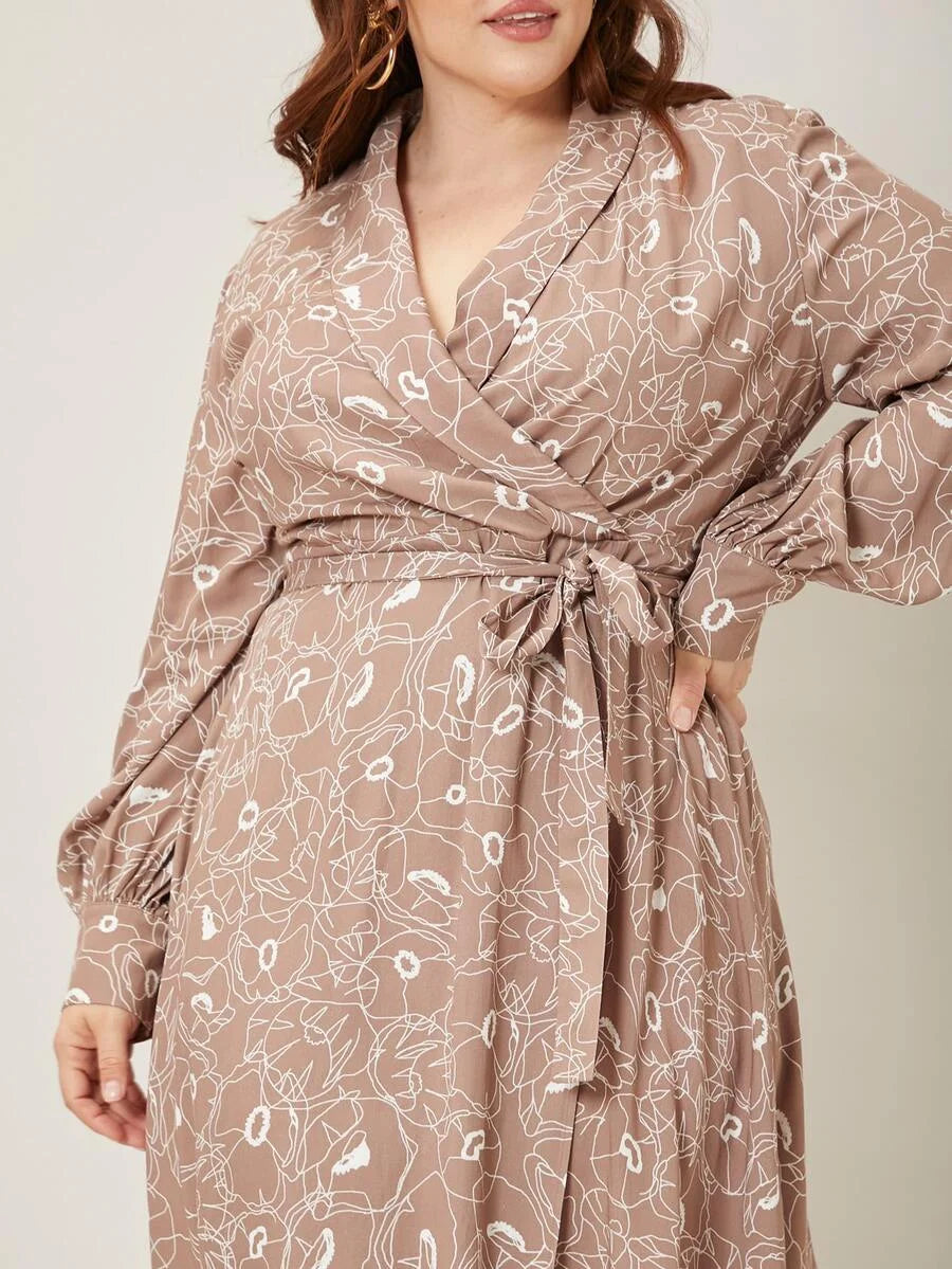 PREMIUM PLUS BELTED DRESS