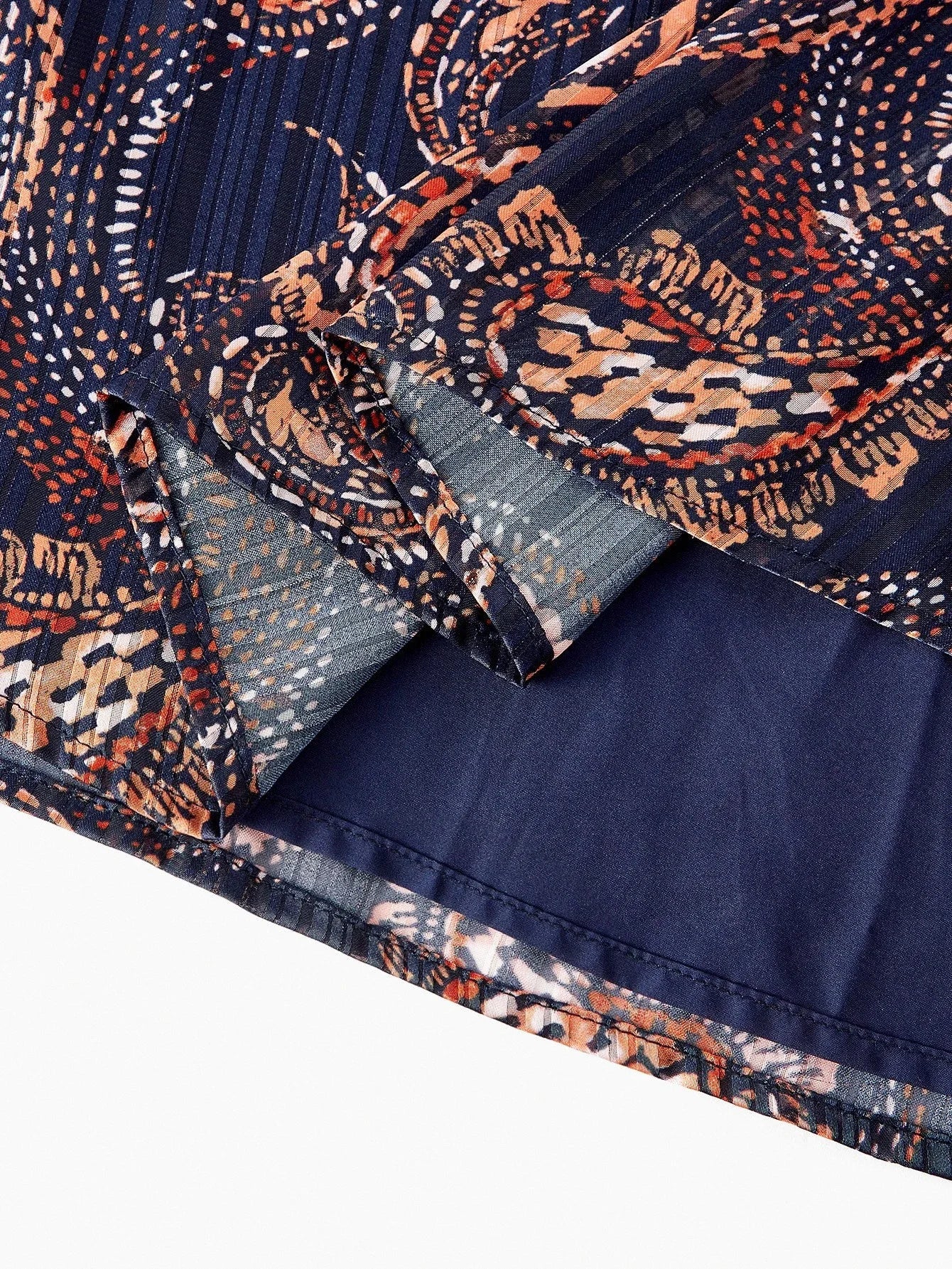 PREMIUM PLUS SIZE AUTUMNWINTER BOHEMIAN CHIC PAISLEY PRINT LONG SLEEVE DRESS