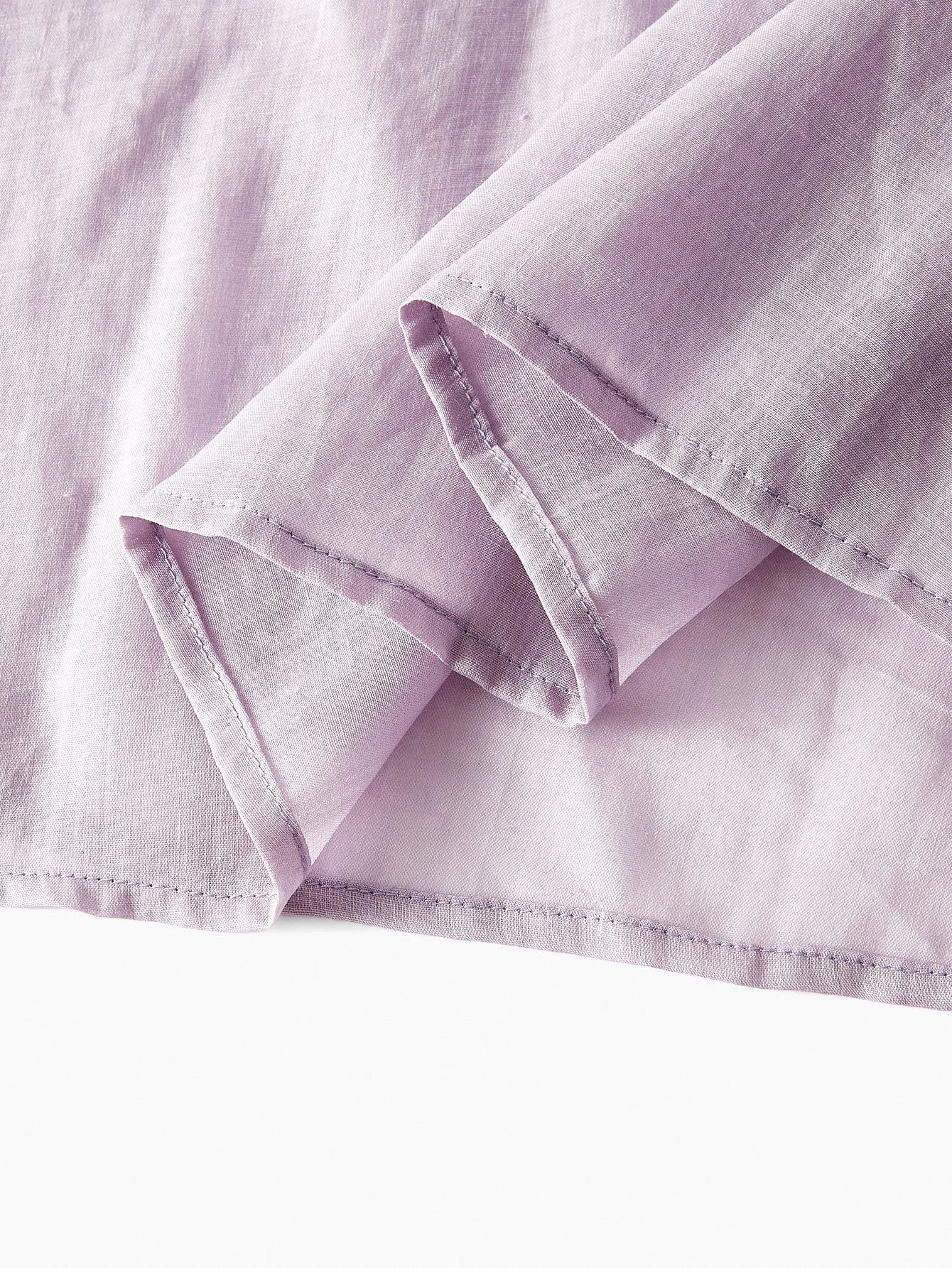 PREMIUM PLUS SIZE LINE SHEER BLOUSE