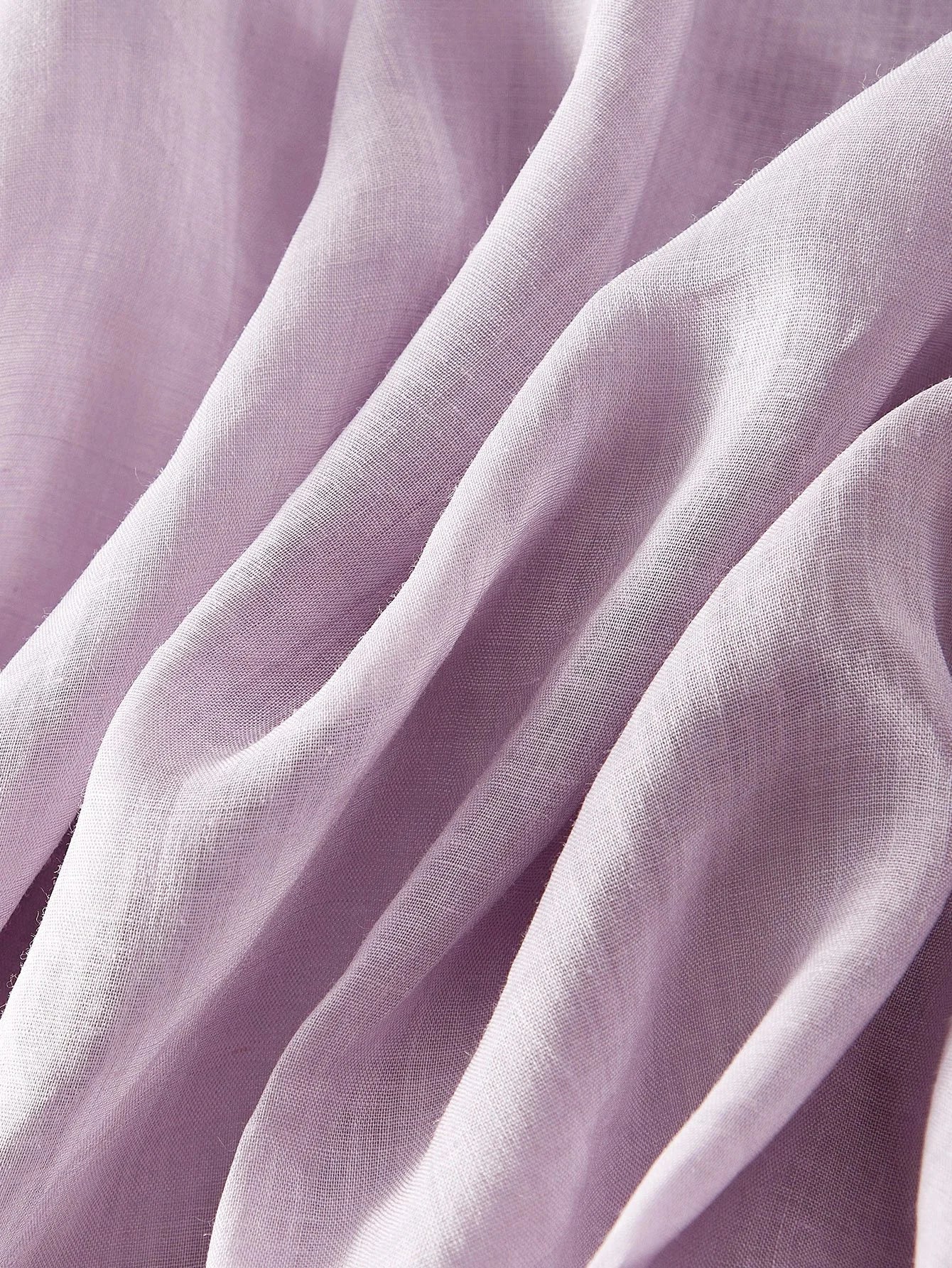 PREMIUM PLUS SIZE LINE SHEER BLOUSE