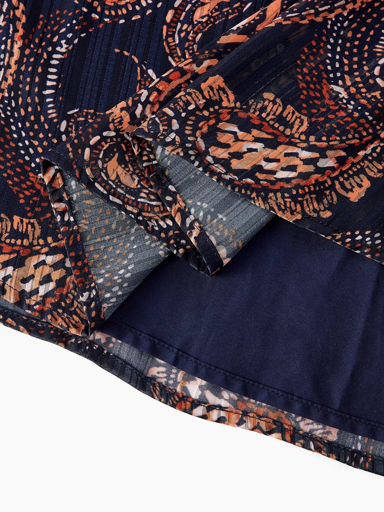 PREMIUM PLUS SIZE PAISLEY PRINT TASSEL TIE NECK LANTERN LONG SLEEVE BLOUSE BOHEMIAN CHIC