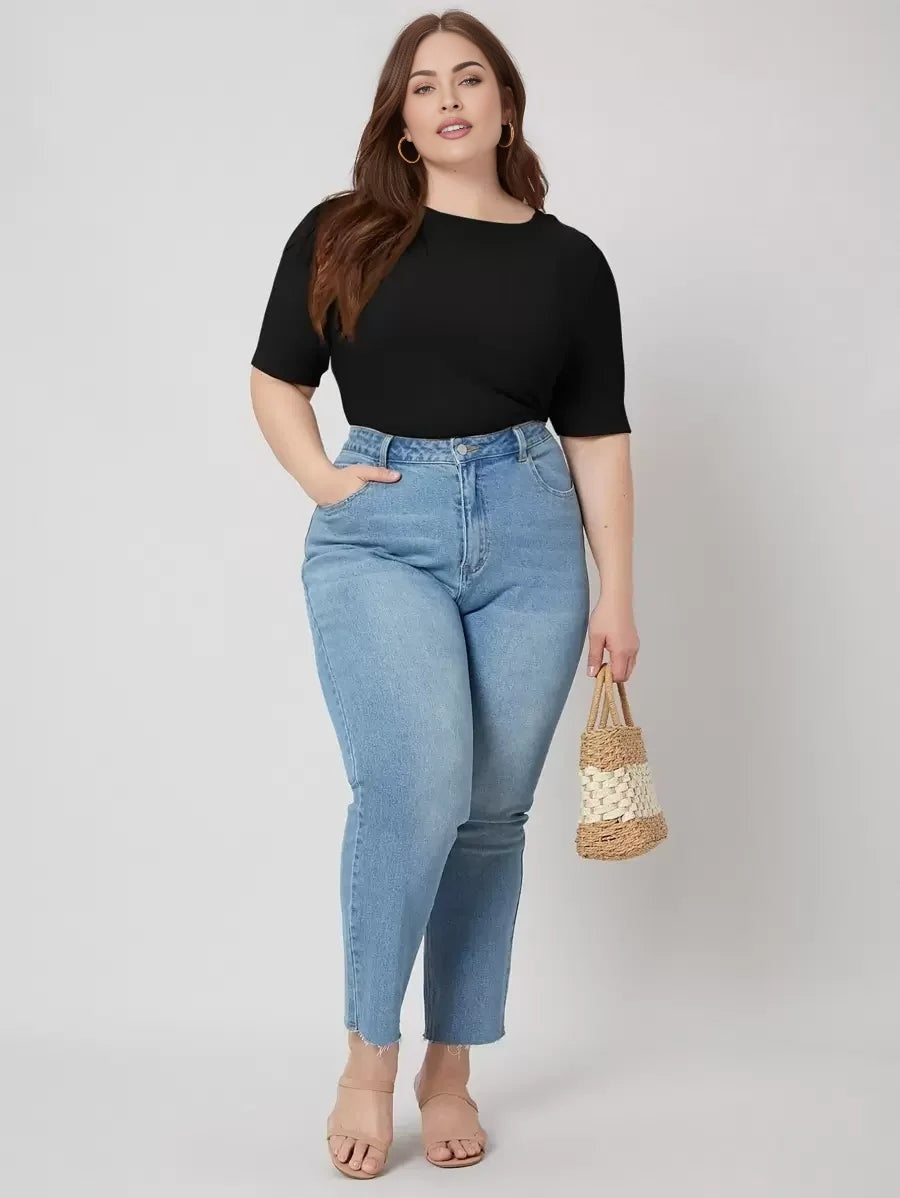 PREMIUM PLUS SLIM RIBBED TSHIRT