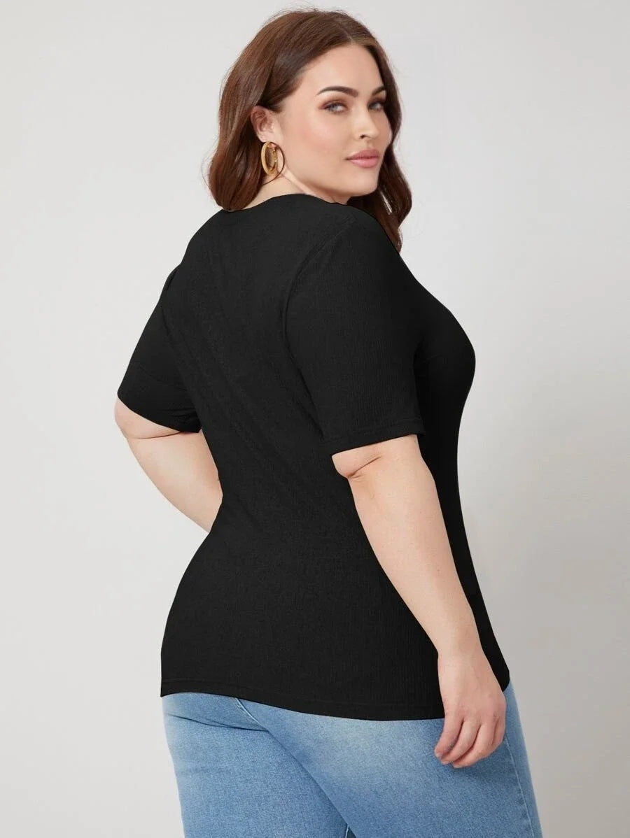 PREMIUM PLUS SLIM RIBBED TSHIRT