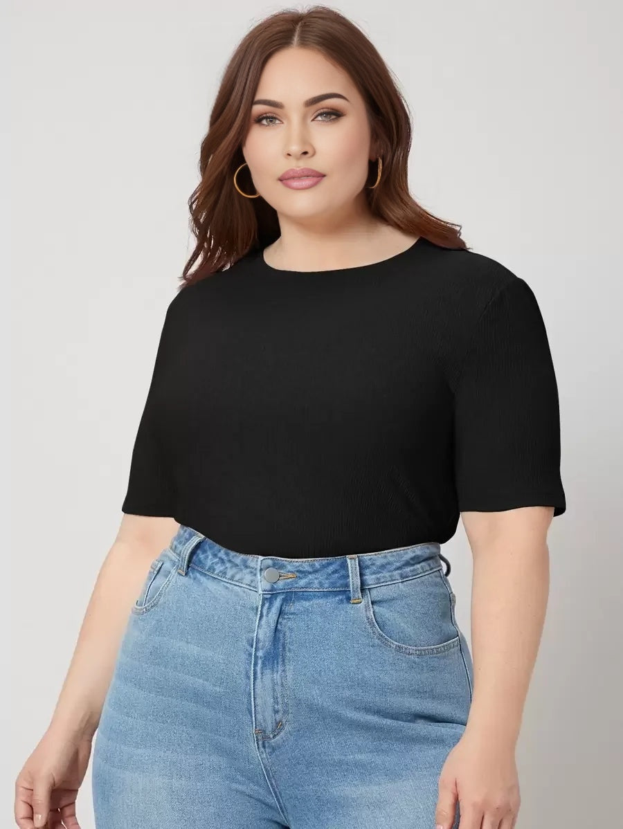 PREMIUM PLUS SLIM RIBBED TSHIRT