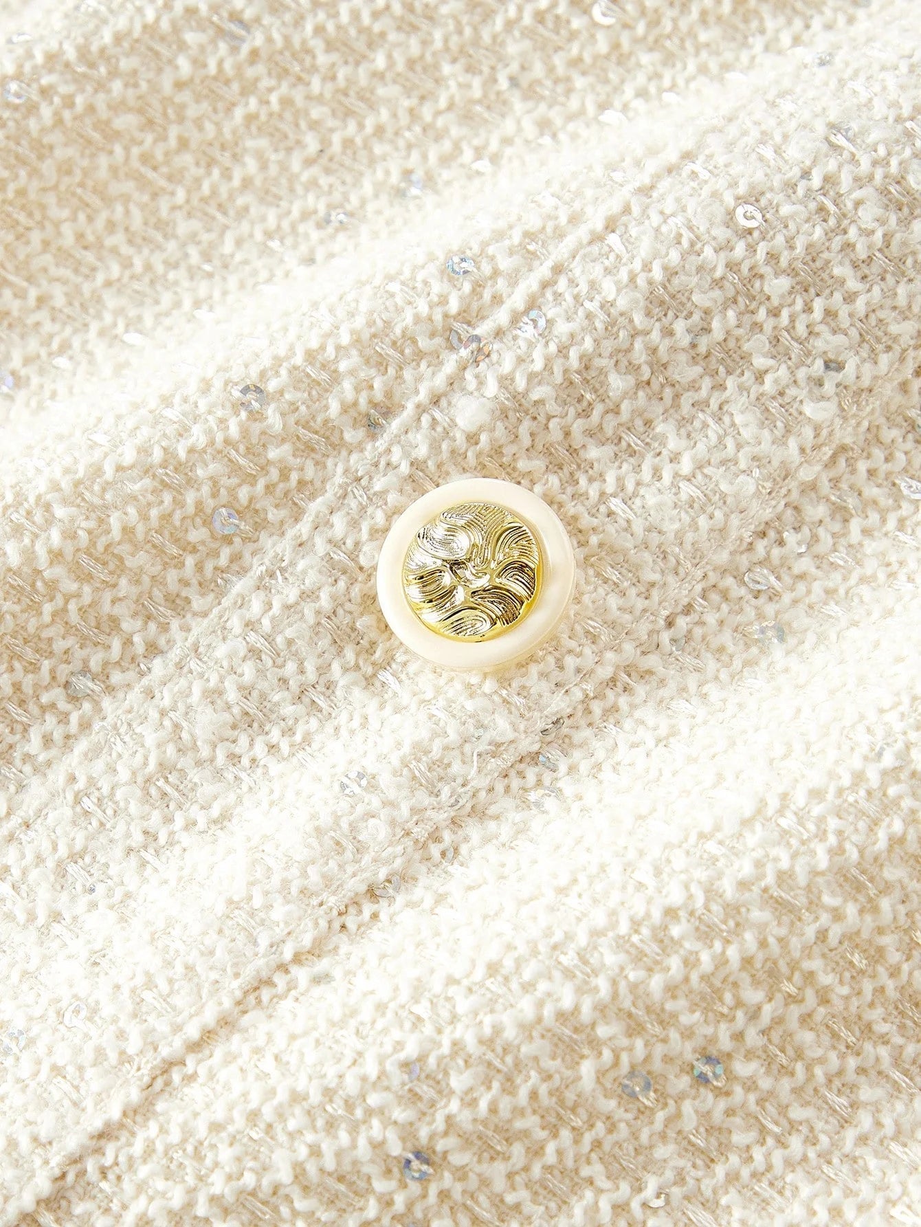 PREMIUM PLUS TWEED PLEATED HEM DRESS