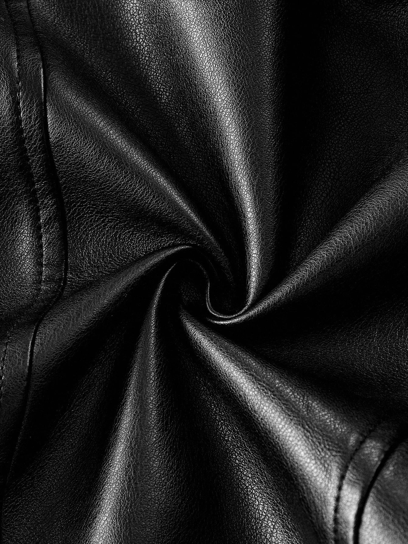 PREMIUM PU LEATHER BELTED FAUX FUR COAT FOR AUTUMN amp WINTER