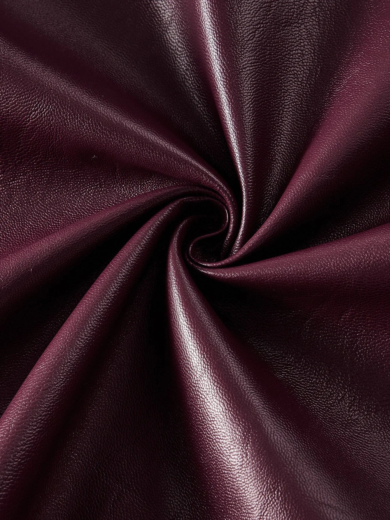 PREMIUM PU LEATHER CROSS WRAP FLOWY HEM DRESS