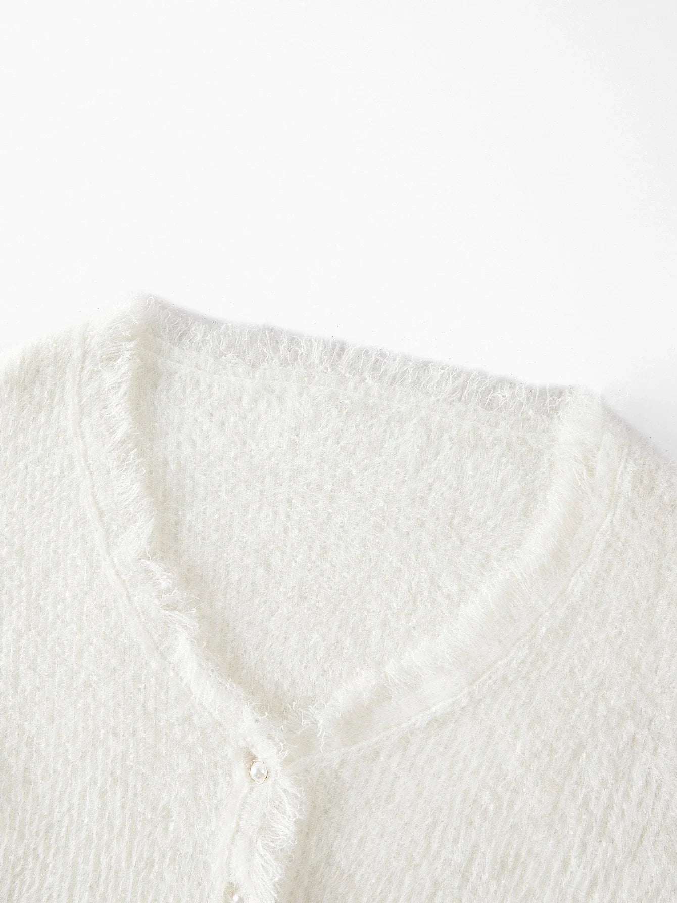 PREMIUM RAW HEM BUTTON UP CARDIGAN