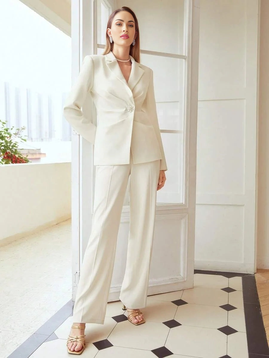 PREMIUM RHINESTONE BUTTON BLAZERHOLIDAY PARTY BIRTHDAY FORMAL EVENING OCCASSION