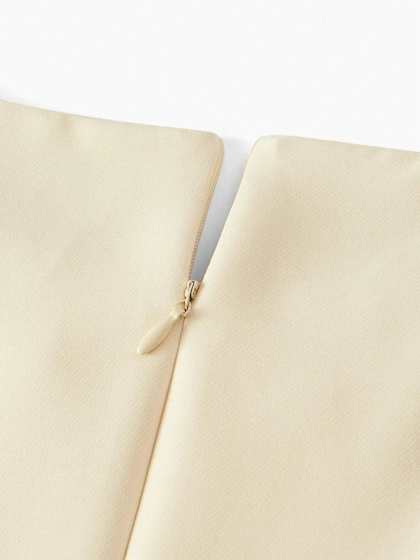 PREMIUM RHINESTONE DETAIL MERMAID HEM MIDI DRESS WITHOUT BELT