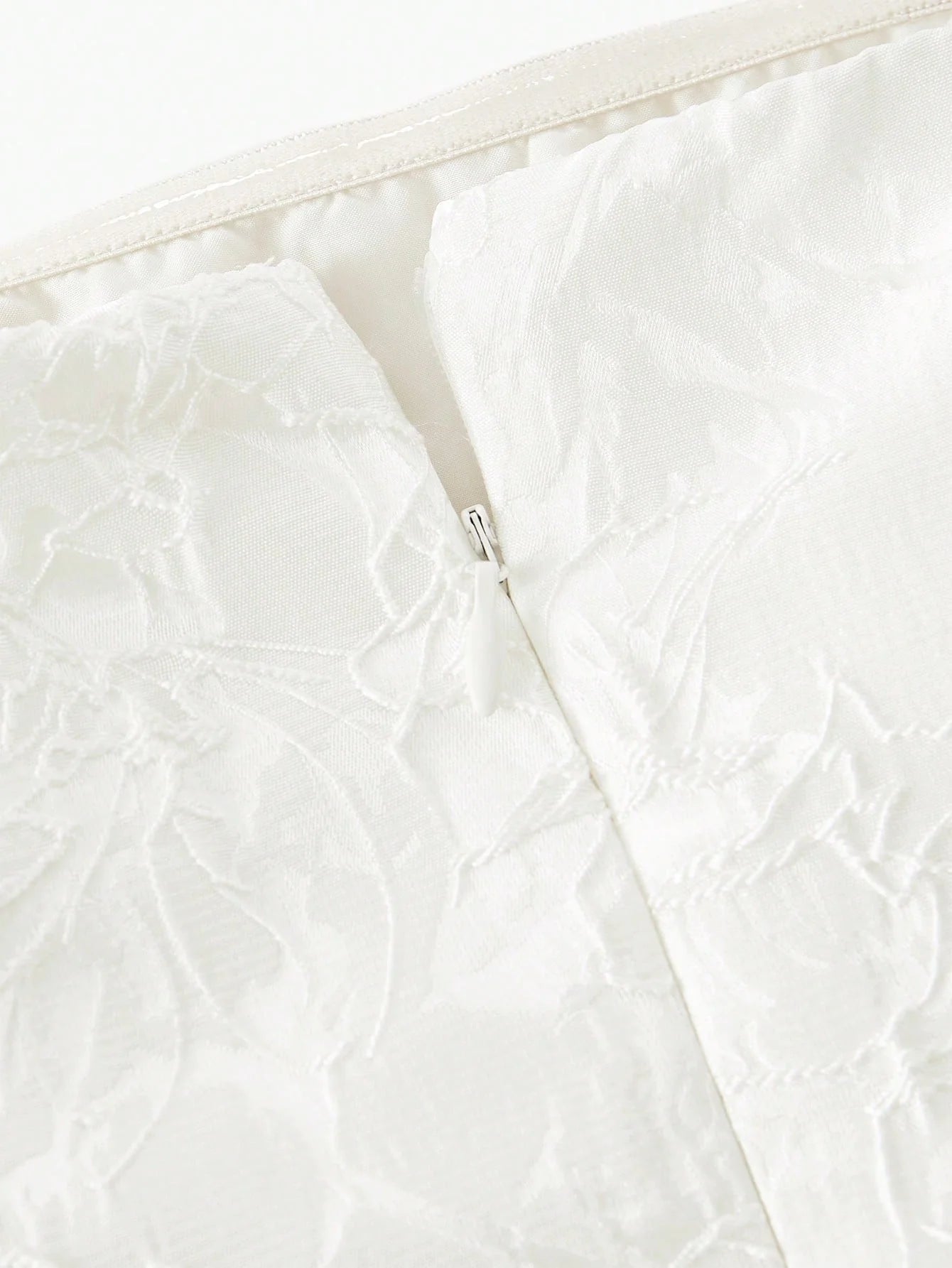 PREMIUM RHINESTONE TASSEL DESIGN STRAPLESS DRESS