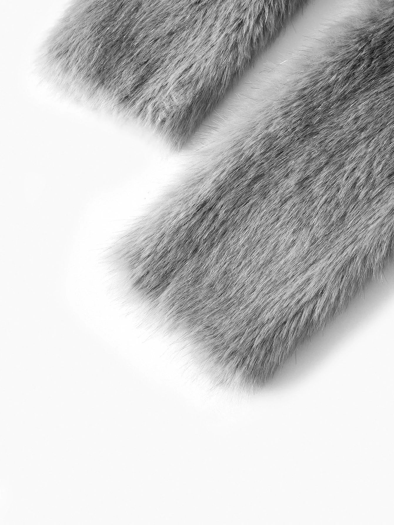 PREMIUM ROUND NECK FAUX FUR COAT