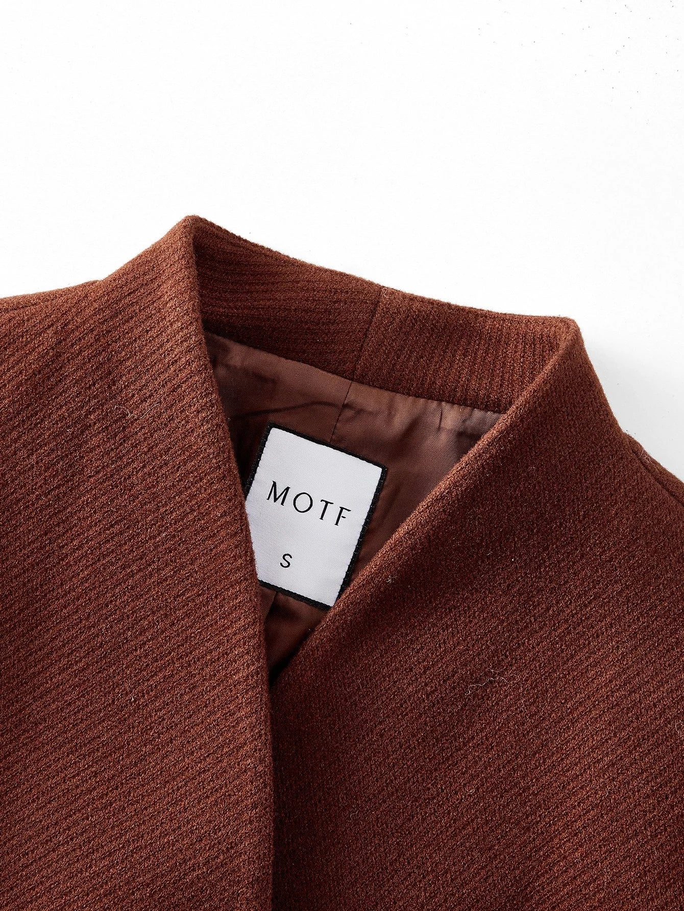 PREMIUM RUCHED SLIM FIT OVERCOAT