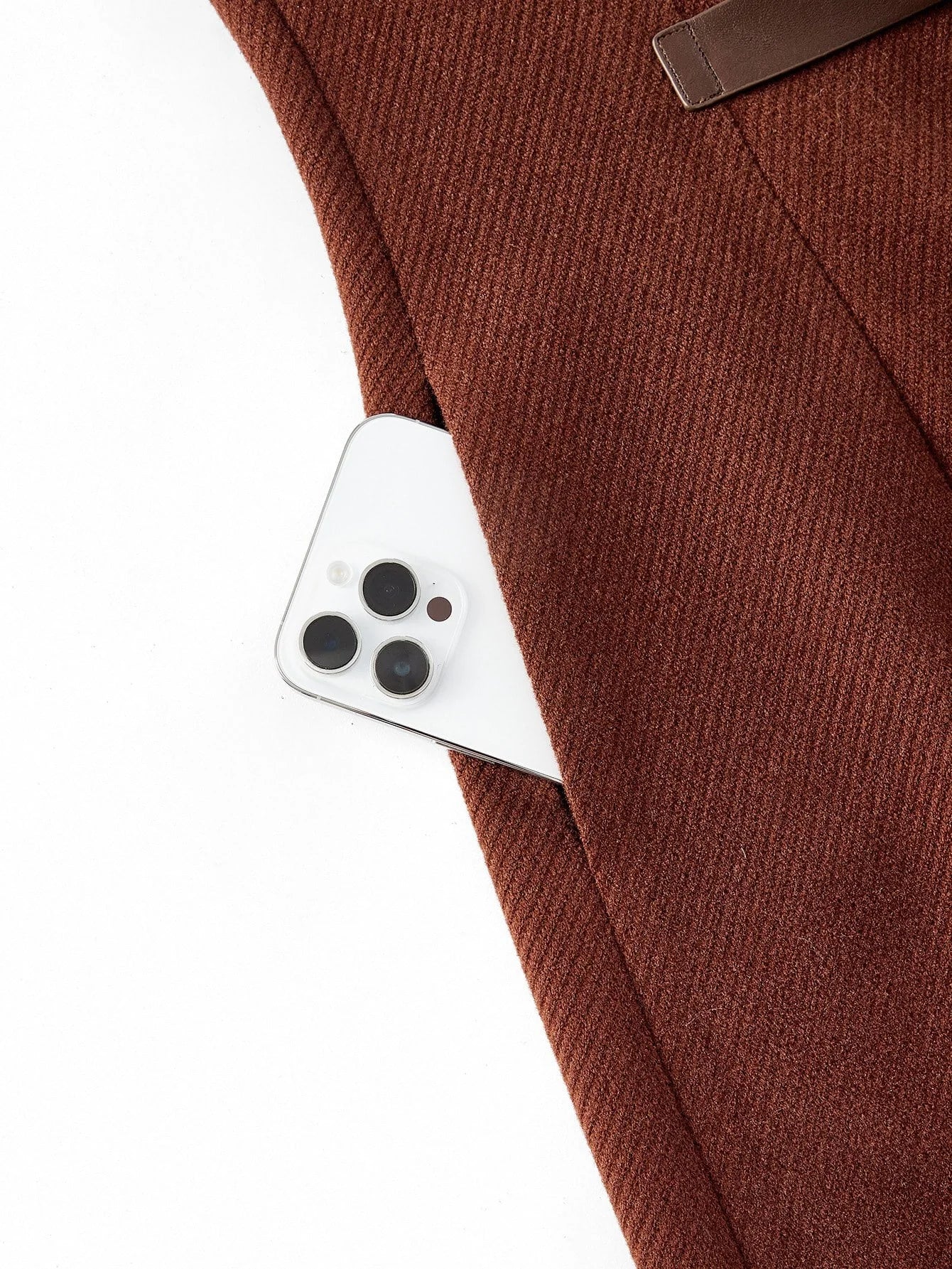 PREMIUM RUCHED SLIM FIT OVERCOAT