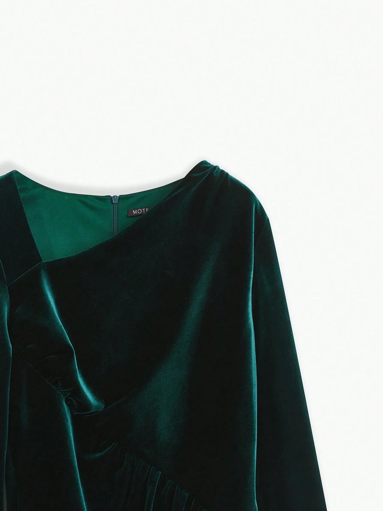 PREMIUM RUCHED VELVET DRESS