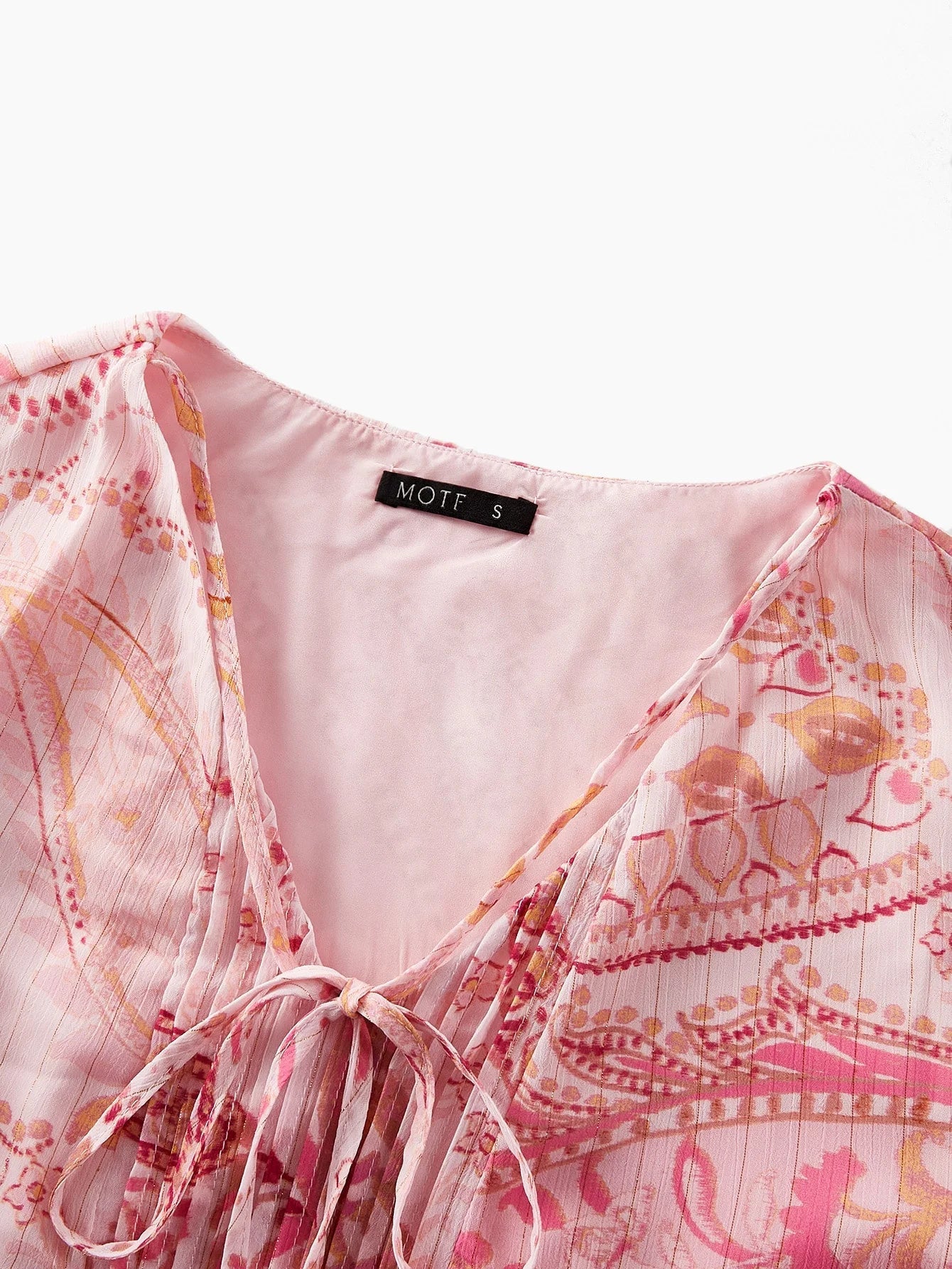 PREMIUM RUFFLE HEM ALL OVER PRINT DRESS