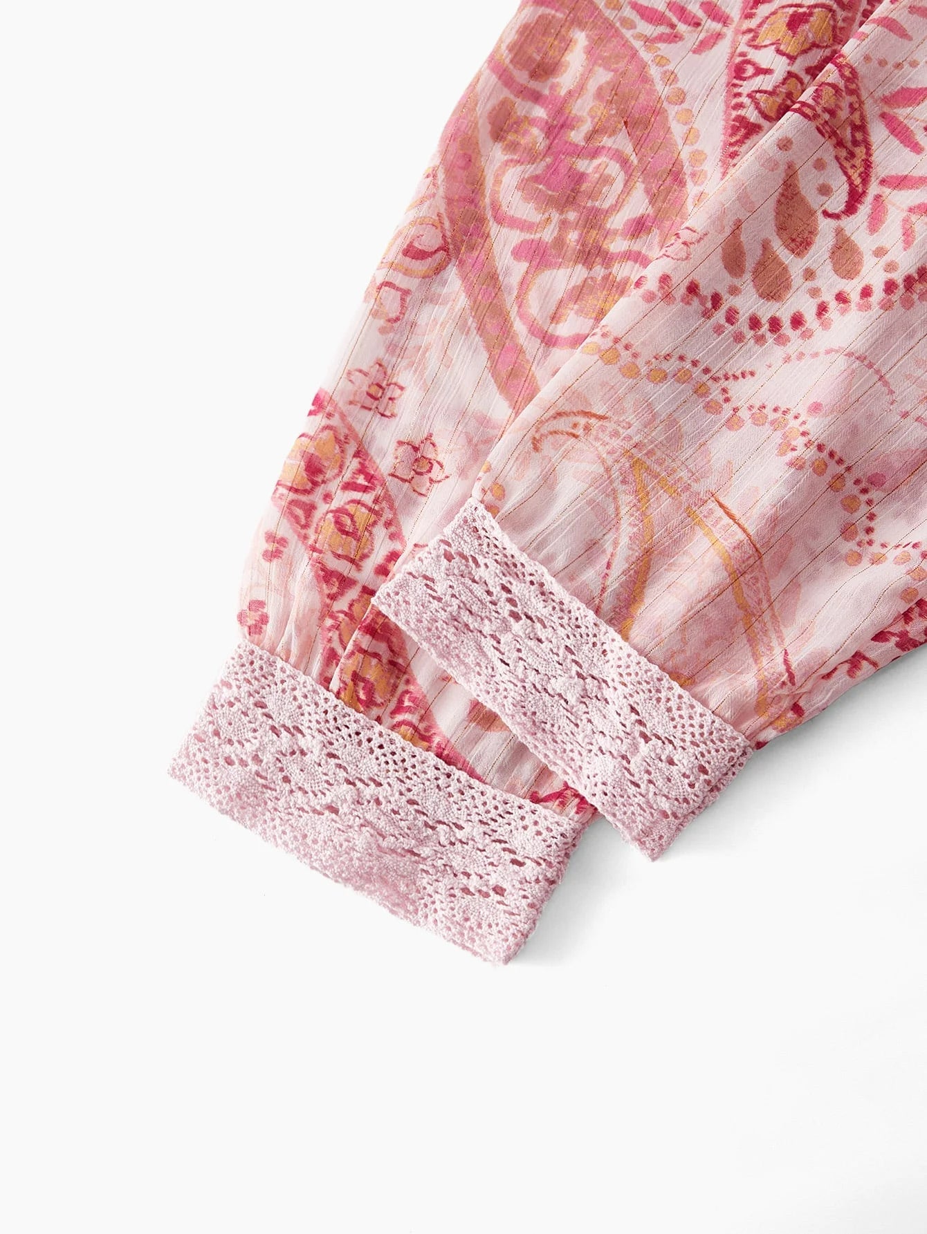 PREMIUM RUFFLE HEM ALL OVER PRINT DRESS