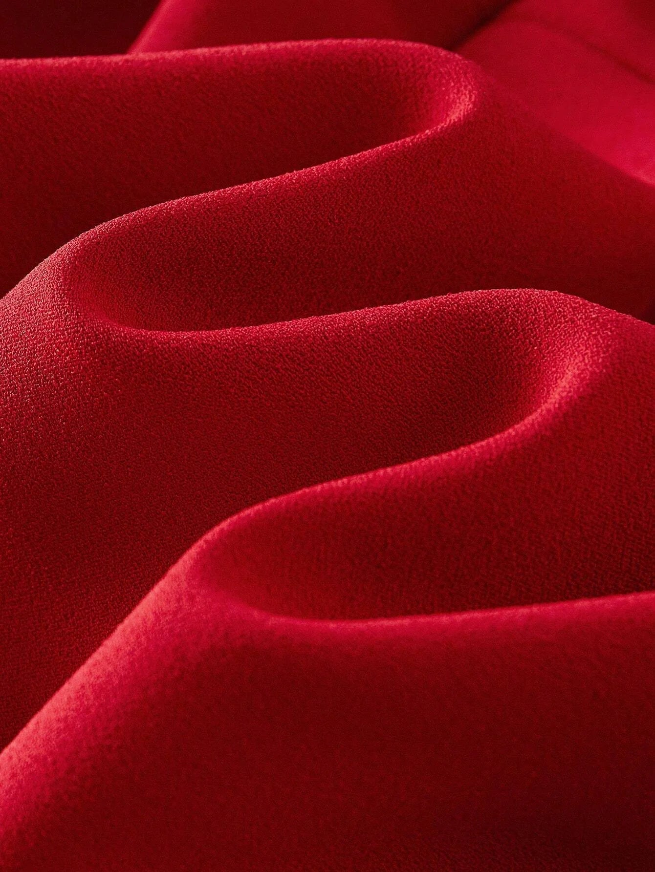 PREMIUM RUFFLE HEM TUBE COCKTAIL DRESS