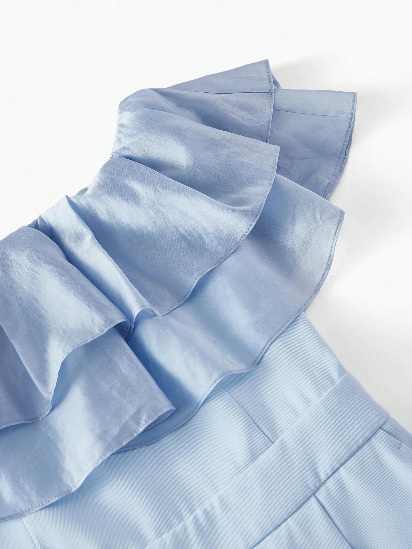 PREMIUM RUFFLE OFF SHOULDER WIDE LEG JUMPSUIT