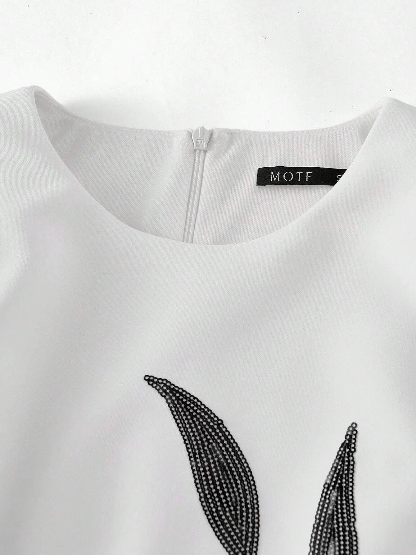 PREMIUM SEQUIN FLORAL PATTERN SLIM FIT COCKTAIL DRESS