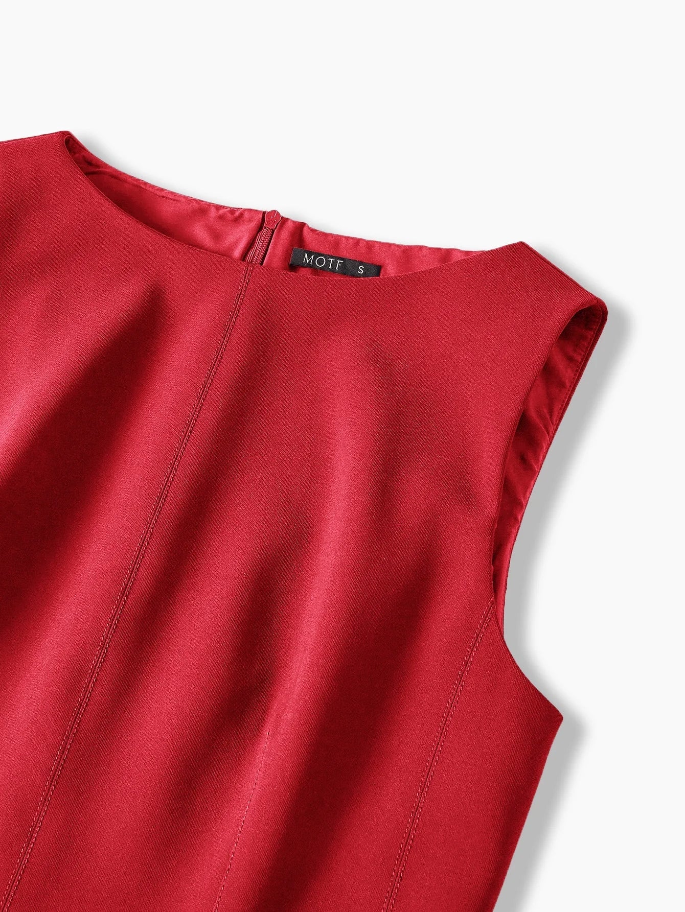 PREMIUM SIMPLE ZIP BACK FITTED TANK DRESS