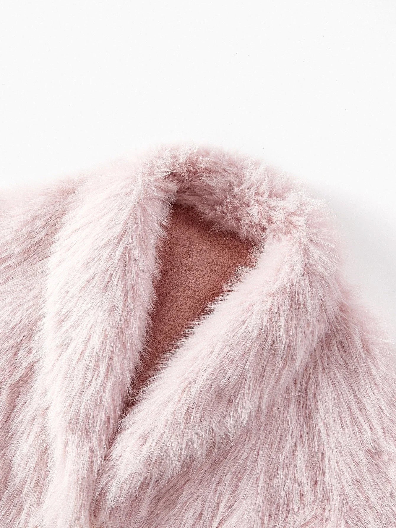 PREMIUM SINGLE BUTTON FAUX FUR COAT