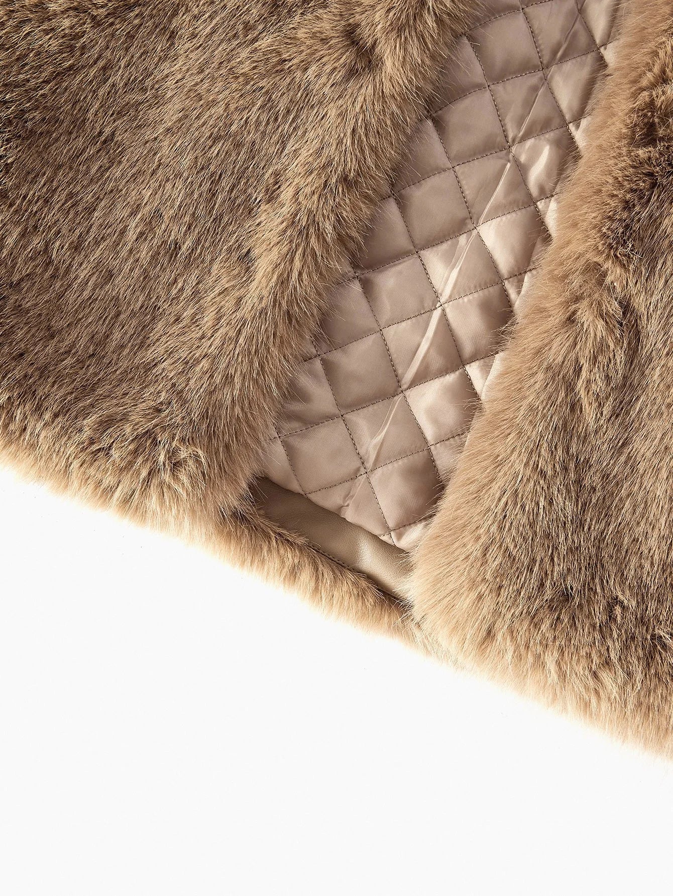 PREMIUM SNAP BUTTON SLEEVELESS FAUX FUR COAT FOR AUTUMN amp WINTER