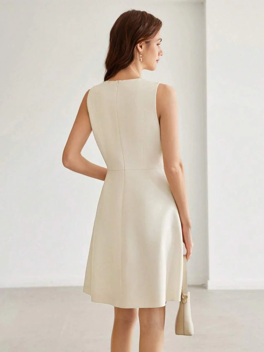 PREMIUM SOLID FOLD PLEATED DRESSSUMMER OUTFITS