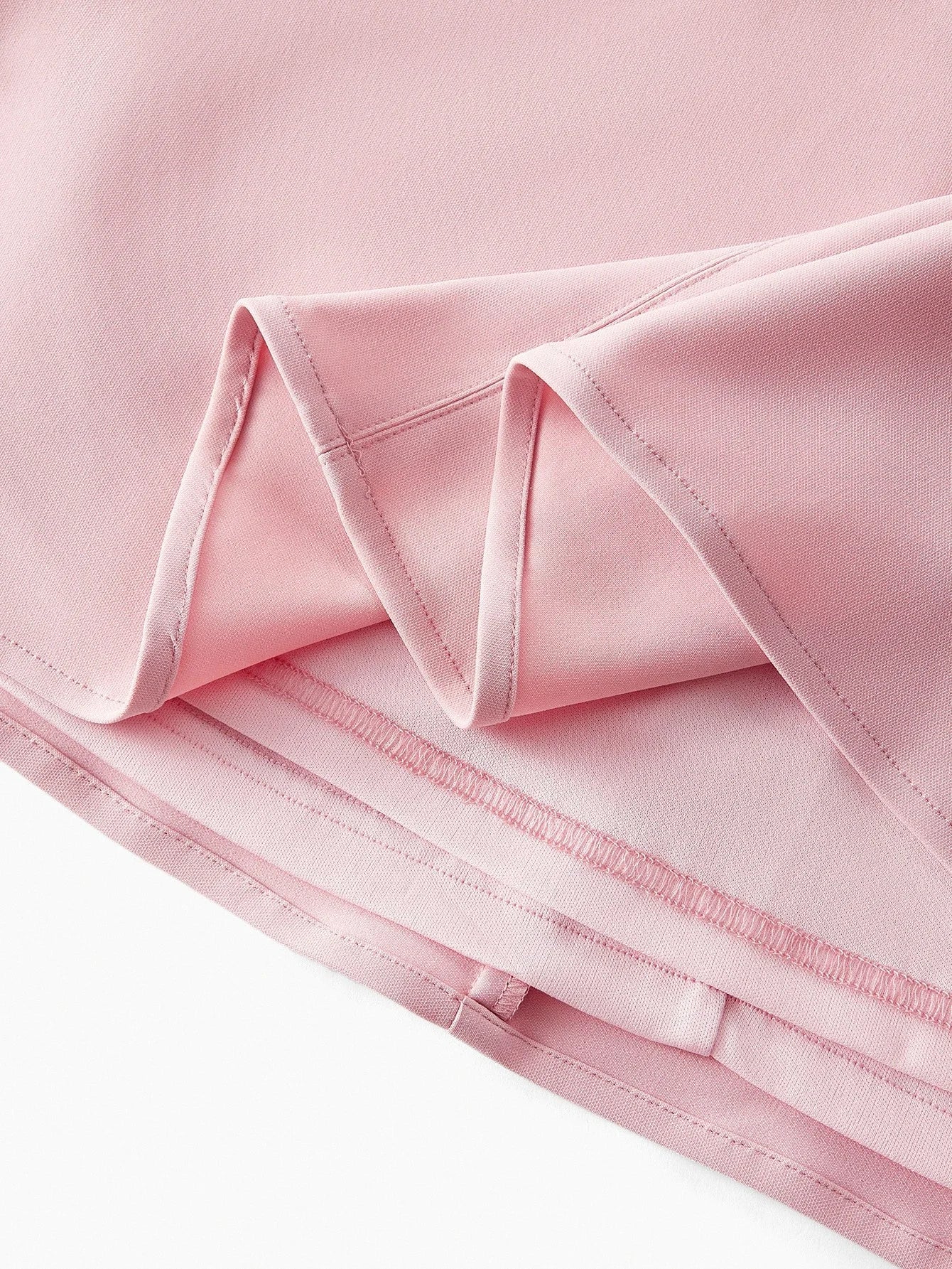 PREMIUM SOLID NOTCH NECK BELTED ZIPPER MIDI DRESS