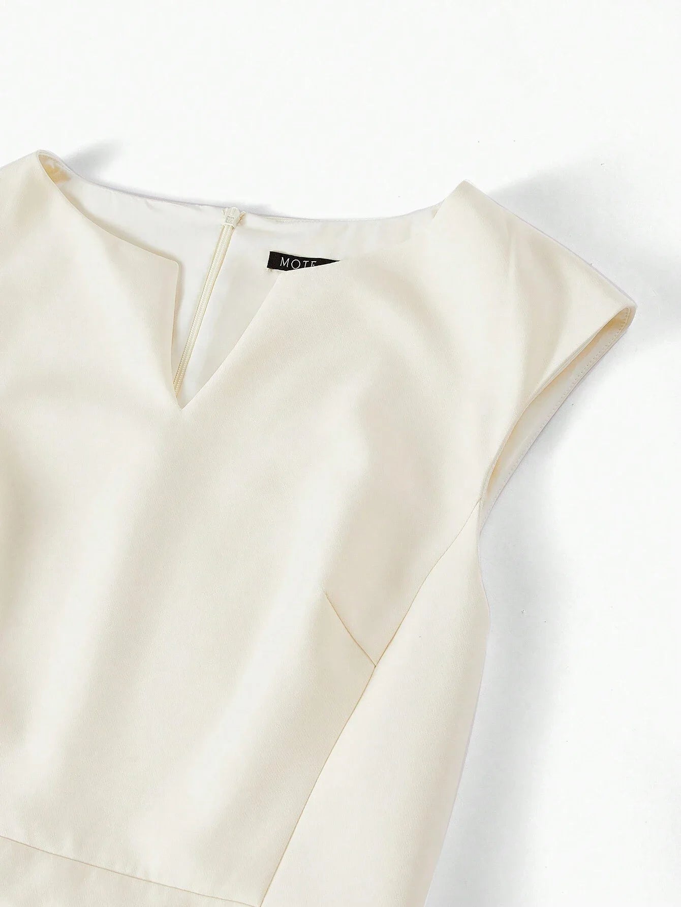 PREMIUM SOLID NOTCH NECK BUTTON DETAIL FOLD PLEATED HEM DRESSSUMMER OUTFITS