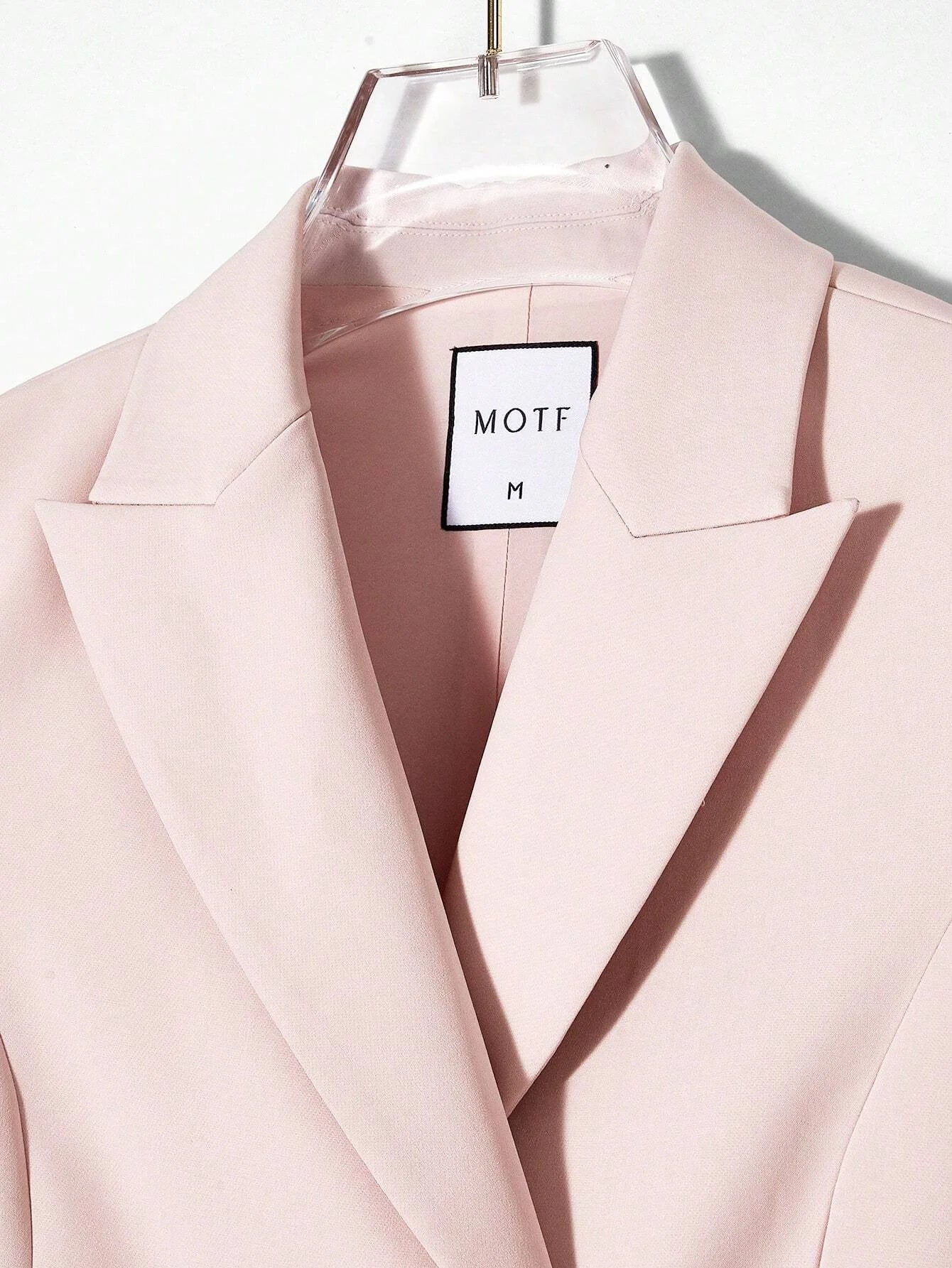 PREMIUM SOLID PEAK COLLAR DOUBLE BREASTED PLACKET PLEATED PANEL DRESSSUMMER OUTFITS