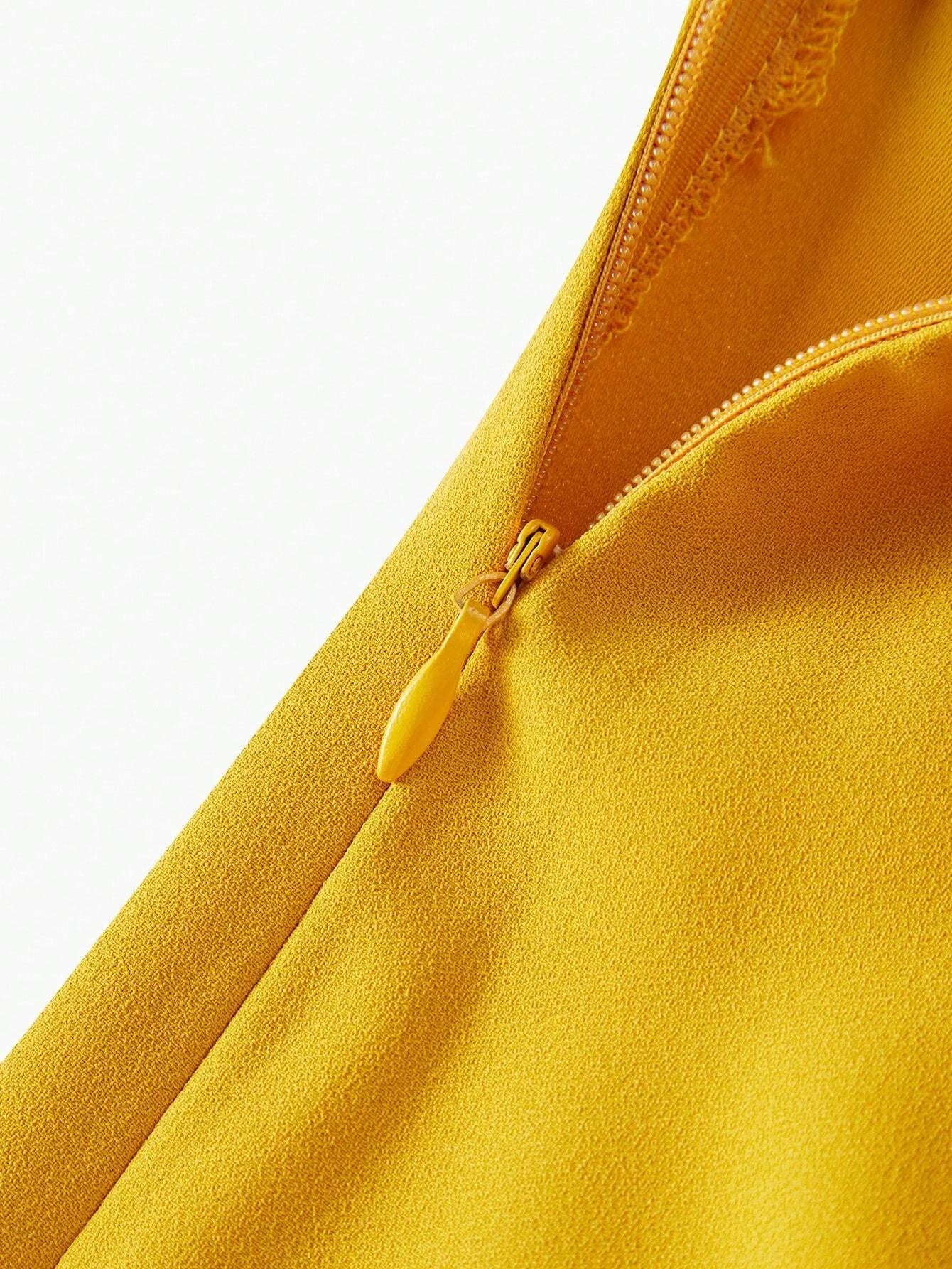 PREMIUM SOLID SEAM FRONT TWIST HALTER NECK FLARE LEG JUMPSUIT