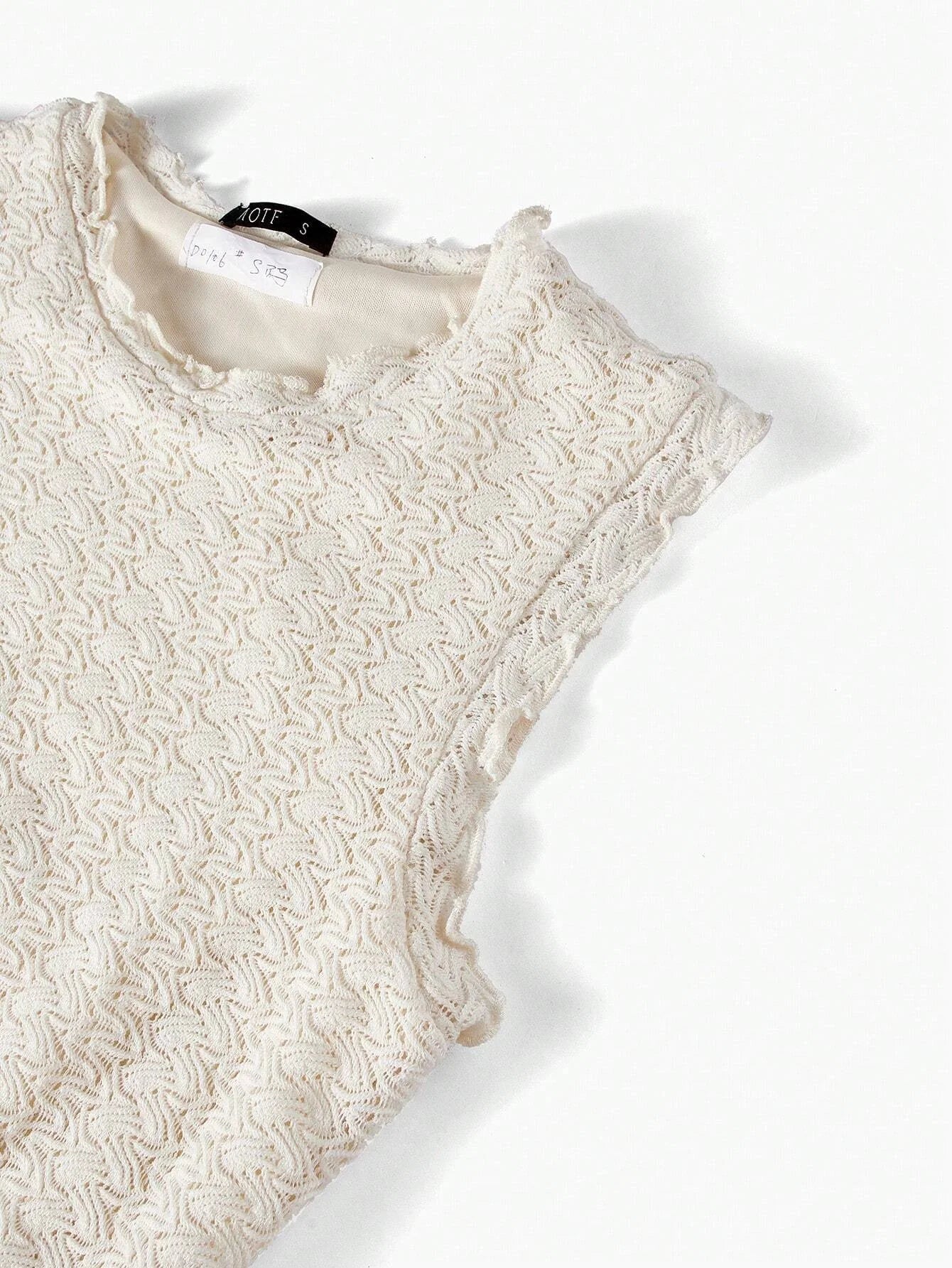 PREMIUM SOLID TEXTURED FRILL TRIM DRESS FOR SUMMERSUMMER OUTFITS