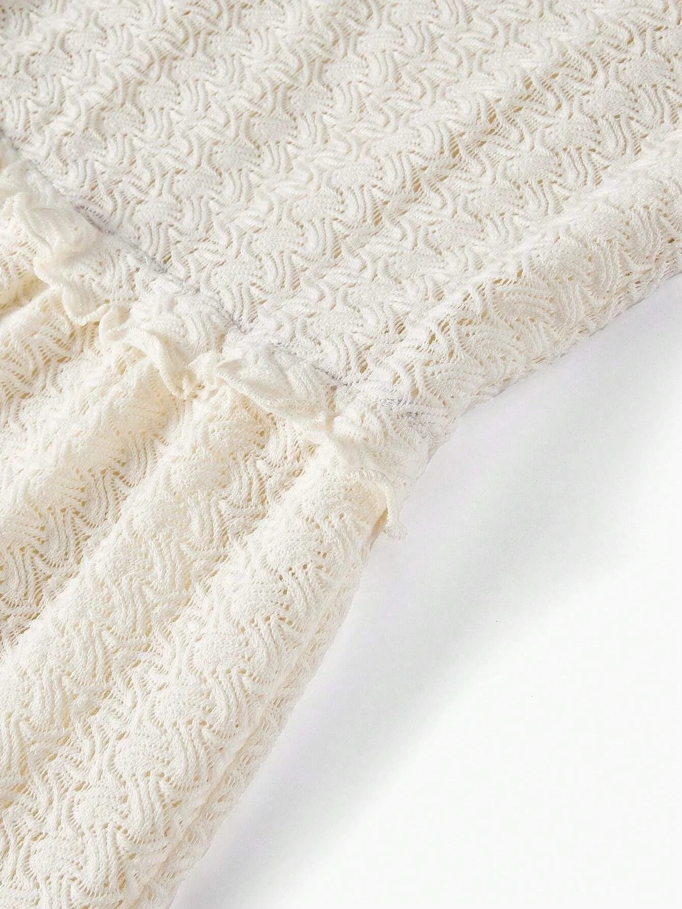 PREMIUM SOLID TEXTURED FRILL TRIM DRESS FOR SUMMERSUMMER OUTFITS