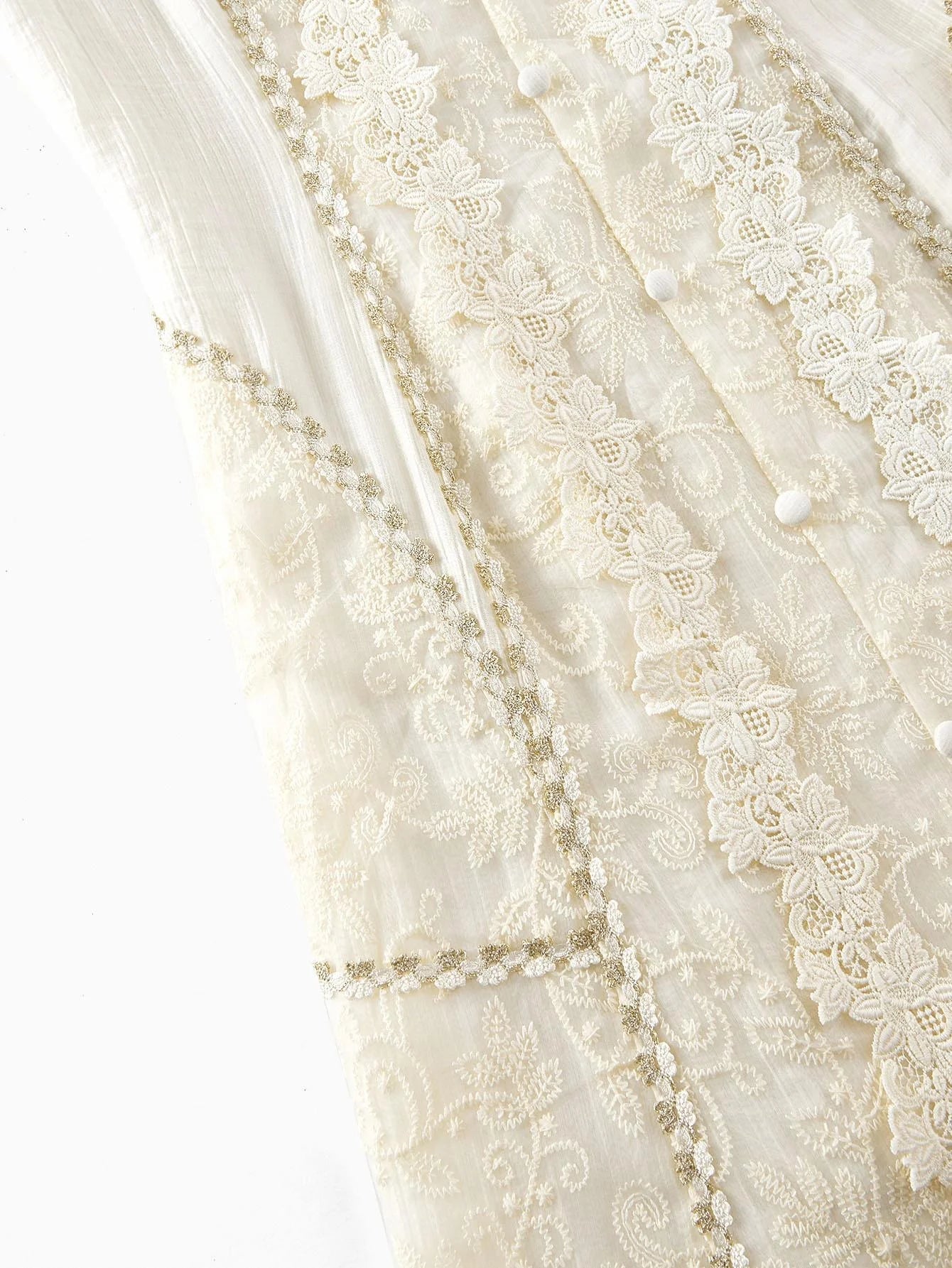 PREMIUM SPLIT THIGH RUFFLE TRIM DRESS