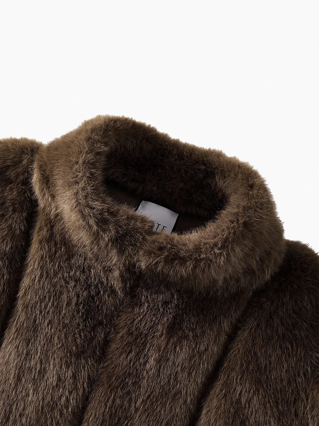 PREMIUM STAND COLLAR FAUX FUR COAT FALL WINTER