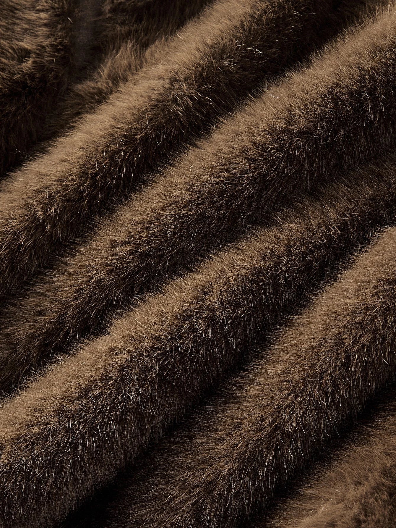 PREMIUM STAND COLLAR FAUX FUR COAT FALL WINTER