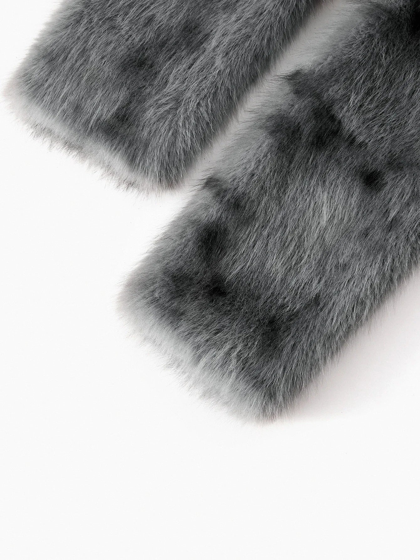 PREMIUM STANDER COLLAR FAUX FUR COAT FALL WINTER