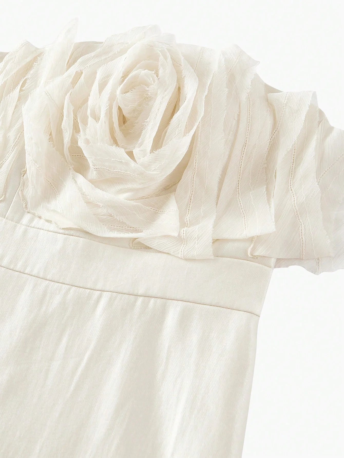 PREMIUM STEREO FLORAL A LINE TUBE DRESS