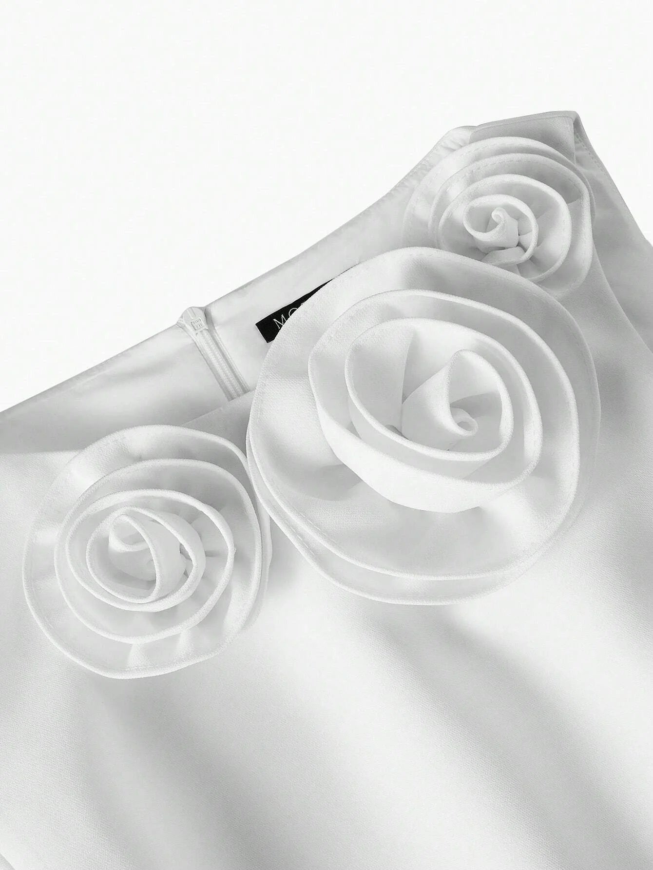 PREMIUM STEREO FLOWER DETAIL SOLID DRESSHOLIDAY PARTY BIRTHDAY FORMAL EVENING OCCASSION