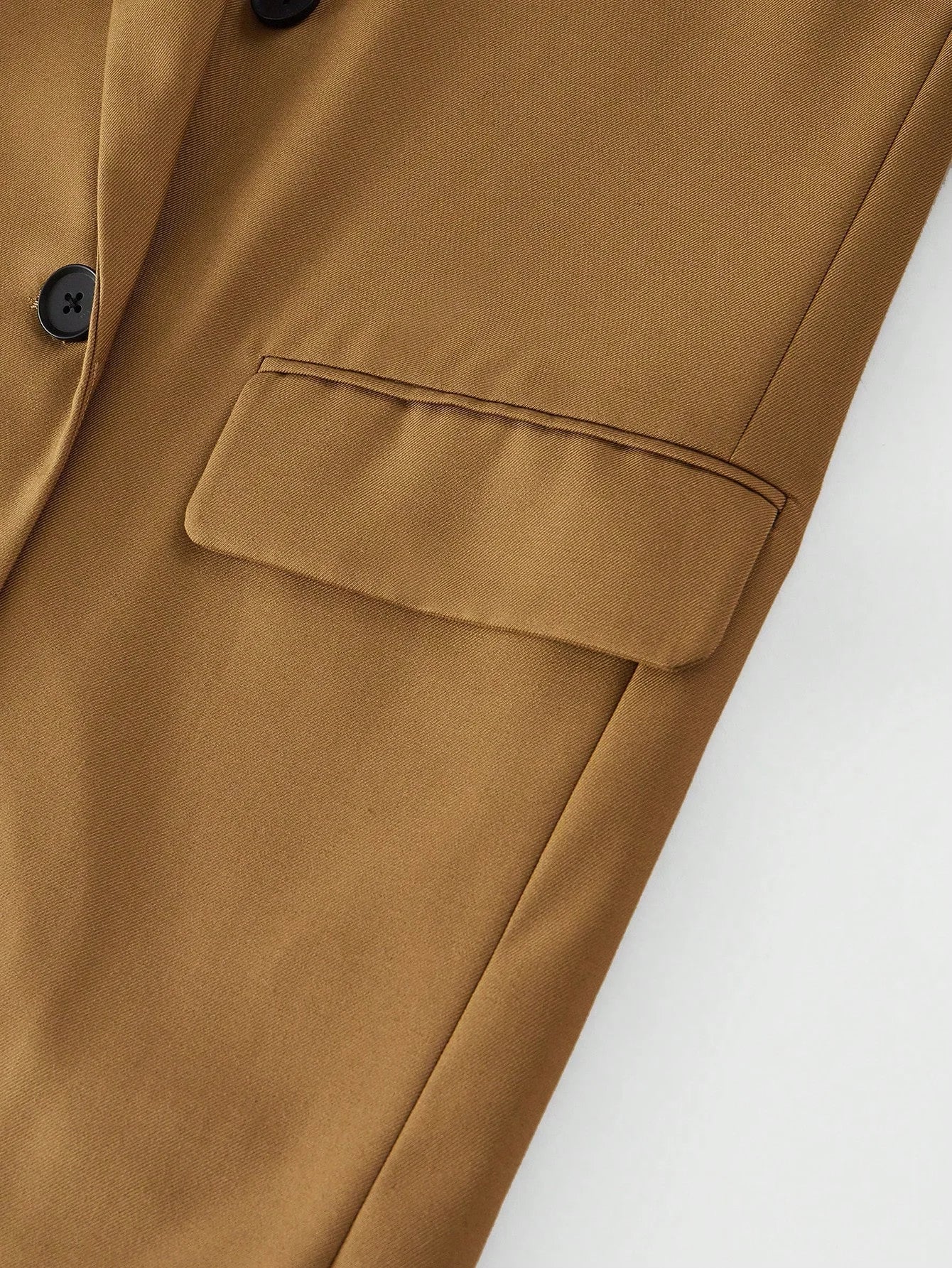 PREMIUM STRAIGHT METAL DECOR DOUBLE BREASTED BLAZER