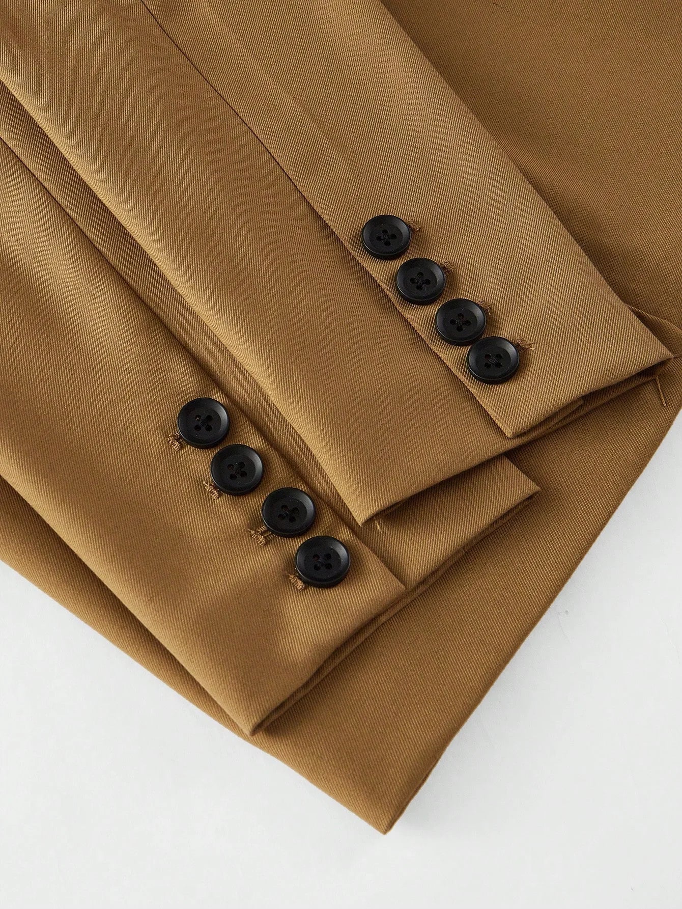 PREMIUM STRAIGHT METAL DECOR DOUBLE BREASTED BLAZER