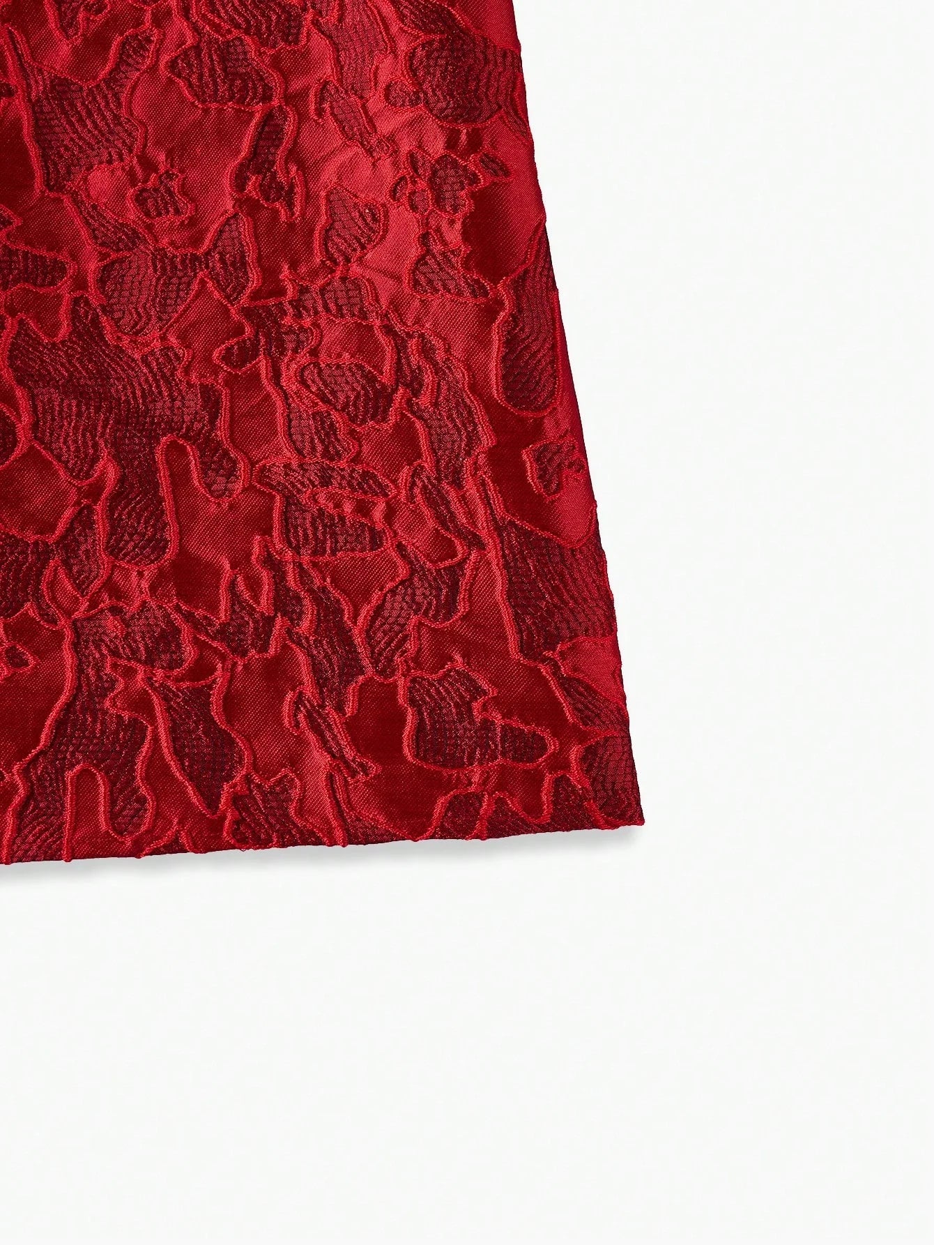 PREMIUM STRAPLESS JACQUARD DRESS