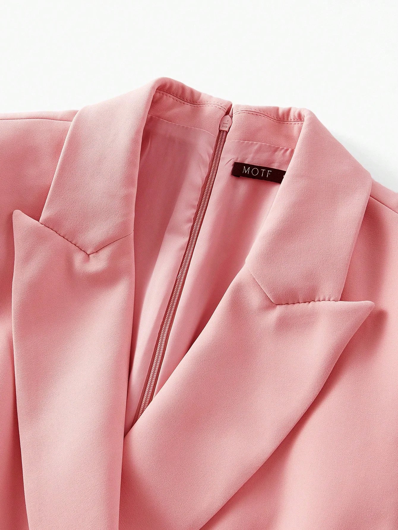 PREMIUM STRUCTURED BUTTON DECOR BLAZER DRESS